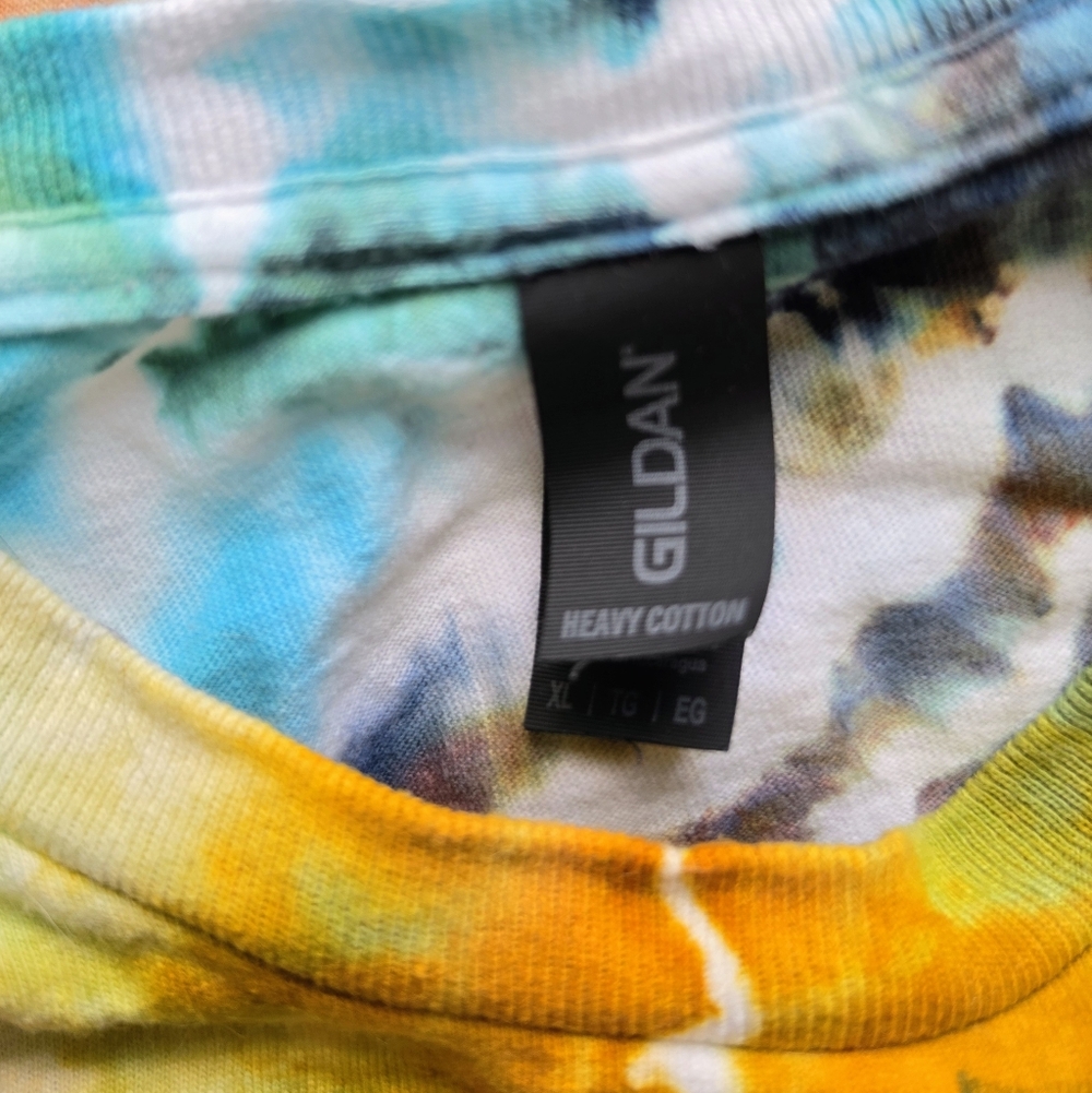 Unisex Hand-Dyed Tie-Dye Short Sleeve T-Shirt - Picture 6 of 6